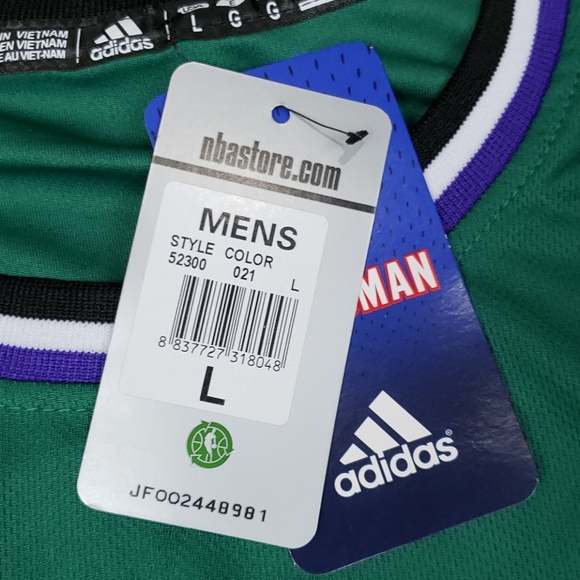 NWT Milwaukee Bucks Ray Allen Embroidered Sz LG - Picture 3 of 8